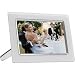 10.2 Top quality Digital Photo Frame - White, Display and manage photos on memory cards or internal memory, Support CF, MS/Duo/PRO Duo, MMC, SD and xD