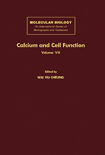 Calcium and Cell Function: Volume 7 (Molecular Biology)