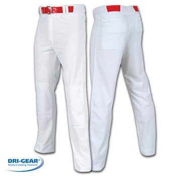 Champro PRO-PLUS Open-Bottom Adult White Baseball Pant