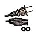 RiteAV - Universal Replacement Power Cord 6ft for Printers & Gaming Systems (Nema 1-15p to C7)