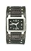 Wristwatches | Ladies Wristwatches - New FOSSIL Ladies BlackLeather Cuff Wristwatch JR1055