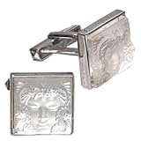 LALIQUE Masque de Femme Cufflinks
