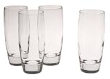 Luigi Bormioli Michelangelo 14.75-Ounce Hand-Blown Crystal Beverage Glasses, Set of 4