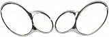 02-05 MERCEDES BENZ C230 c-230 HEADLIGHT MOLDING, 1 SET=2PCS, (203) Chassis (2002 02 2003 03 2004 04 2005 05) M101403 N/A