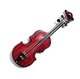 5 Cherry Violin Musical Instrument Christmas Ornament #W2583