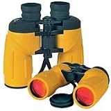 Crimson Waterproof 7x50 Marine Rubber Armored Binoculars by Sea Bowld