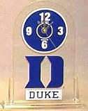Duke Blue Devils Desk Clock