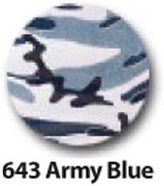 Gercutter´s Store: 2 Feet (24") Price for linear foot - French Thermo Vinyl "FASHION FRENCH" Heat Transfer Vinyl - Color: ARMY BLUE (on Cotton or Polyester Mesh and Poly-blend Fabrics) ***Free Shipping***