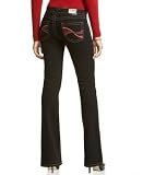 Baby Phat Dark Hipster Jeans with Embroidered Back Pockets