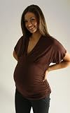 Cute Kimono Maternity Top Short Sleeves by Mystic Clothing