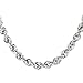 Karat Platinum Diamond-Cut 2.1mm Rope Chain Necklace, 18