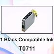 Compatibile T0715 Multipack - 5 Cartucce Cartuccia d'inchiostro per stampanti Epson Stylus SX200 SX515W SX415 DX7450 DX4400 SX100 SX215 D92 BX300F SX105 SX205 SX400 DX4450 DX8400 SX115 SX600FW D120 DX7400 DX8450 S21 SX405 SX218 DX4000 DX6000 DX4050 DX5000 SX510W DX9400F DX6050 D78 DX5050 SX110 BX300F S20 SX210 SX410 BX310FN DX400 BX600FW BX610FW ciano / giallo / magenta / 2x Nero esclusivamente da YBMG