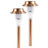 Harvest Brand Copper Torch Solar Lights (Set of 2)