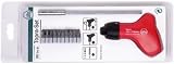 Wiha 28296 12-Piece Slotted Phillips Torx Topra Ratchet Bit Set