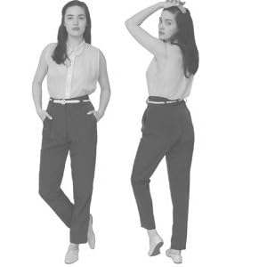 Buy American Apparel Polyester High-Waist Pleated Pant by American Apparel