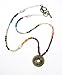 Rainbow Necklace w/ Ancient Chinese Coins, 16 1/2