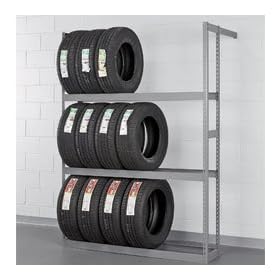  TENNSCO Single- and Double-Entry Tire Racks - GRAY