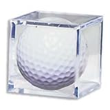 Golf Ball Acrylic Display Case Cube