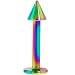 Rainbow Titanium Plated Cone Labret