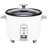 31WN7wc0a2L. SL160  New Sanyo Consumer 3 Cup Rice Cooker & Steamer White Enamel Finish With A Glass Lid Nonstick Review