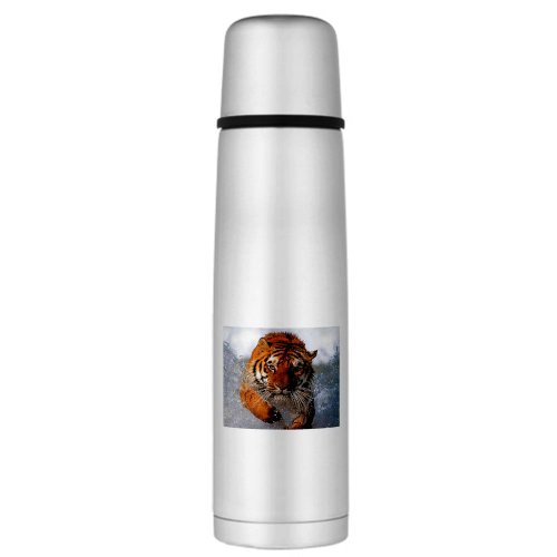 Large Thermos Bottle Bengal Tiger in Water
