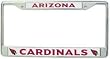 Arizona Cardinals Chrome License Plate Frame - SET OF 6 - Sports Merchandise