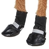 Dog Boots Set of 4 Black Medium