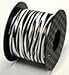 Zebra Print Ribbon - 200 Yards - Black and White