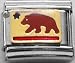 Jewelry : Clearly Charming California Flag Italian Charm