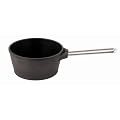 Fissler Kasserolle Black Edition 16 cm, ohne Deckel silber