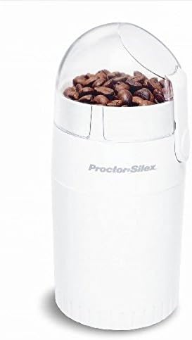 Proctor Silex Fresh Grind Coffee Grinder, White, E160BY, New