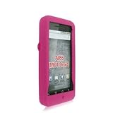 Hot Pink Silicone Rubber Gel Soft Skin Case Cover for Motorola Verizon Droi ....