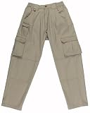 Rugged 100% Pre-Washed Khaki Tactical Pants