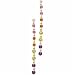 14K Yellow Gold Multicolor Diamond Dangling Earrings