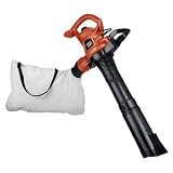 Black & Decker BV3600 12 Amp Two Speed Handheld Electric Mulcher Blower Vac