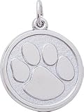 Tiger Paw Charm, Sterling Silver