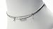 Anklet Bracelet Fashion Jewelry - Silver Tone Double Strand with Beads (Style 1) Anklet Bracelet Fashion Jewelry - Silver Tone Double Strand with Beads (Style 1)