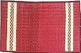 Table Placemats in Natural River Grass From Tamil Nadu Weavers Handmade Home Decor From India Size 12 inches x 18 inches (mat040)