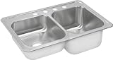Elkay Celebrity Collection STCR3322R1 33 Top Mount Double Bowl Stainless Steel Sink with... by Elkay