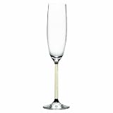 Lenox Jubilee Pearl 8-Ounce Toasting Flutes, Set of 2