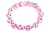 Pink Soccer Silverball Bracelet