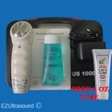 US-1000 1Mhz Portable Home Ultrasound Physical Therapist Massage Machine + 4 oz. Pain Relief Gel