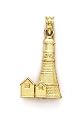 14k Lighthouse Pendant