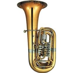 Miraphone 186-4U Series 4-Valve 4/4 BBb Tuba (186-4U Lacquer 4 Valve Pro With Nickel-Silver Slid)