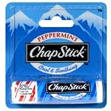 Chapstick Lip Balm, Cool & Soothing Peppermint - 12 Each