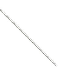 2.5 mm, Sterling Silver, Box Chain - 20 inch