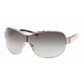 AUTHENTIC PRADA SPS52H SPS 52H 4AO5D1 4AO-5D1 METAL FRAME GREY LENS SUNGLASSES SHADES