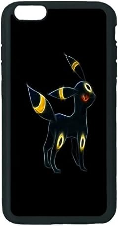 iPhone 6 plus/6S Plus TPU Case,[Alanbykk] Custom Design Precious Phone Case With Umbreon Pokemon Dark Black iPhone 6 plus/6S Plus TPU Cover Case