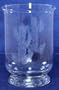 Individually Hand Etched Cactus Glass Candle Shade 5.5"H Set of Two