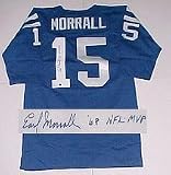 Earl Morrall Baltimore Colts NFL Autographed Throwback Jersey